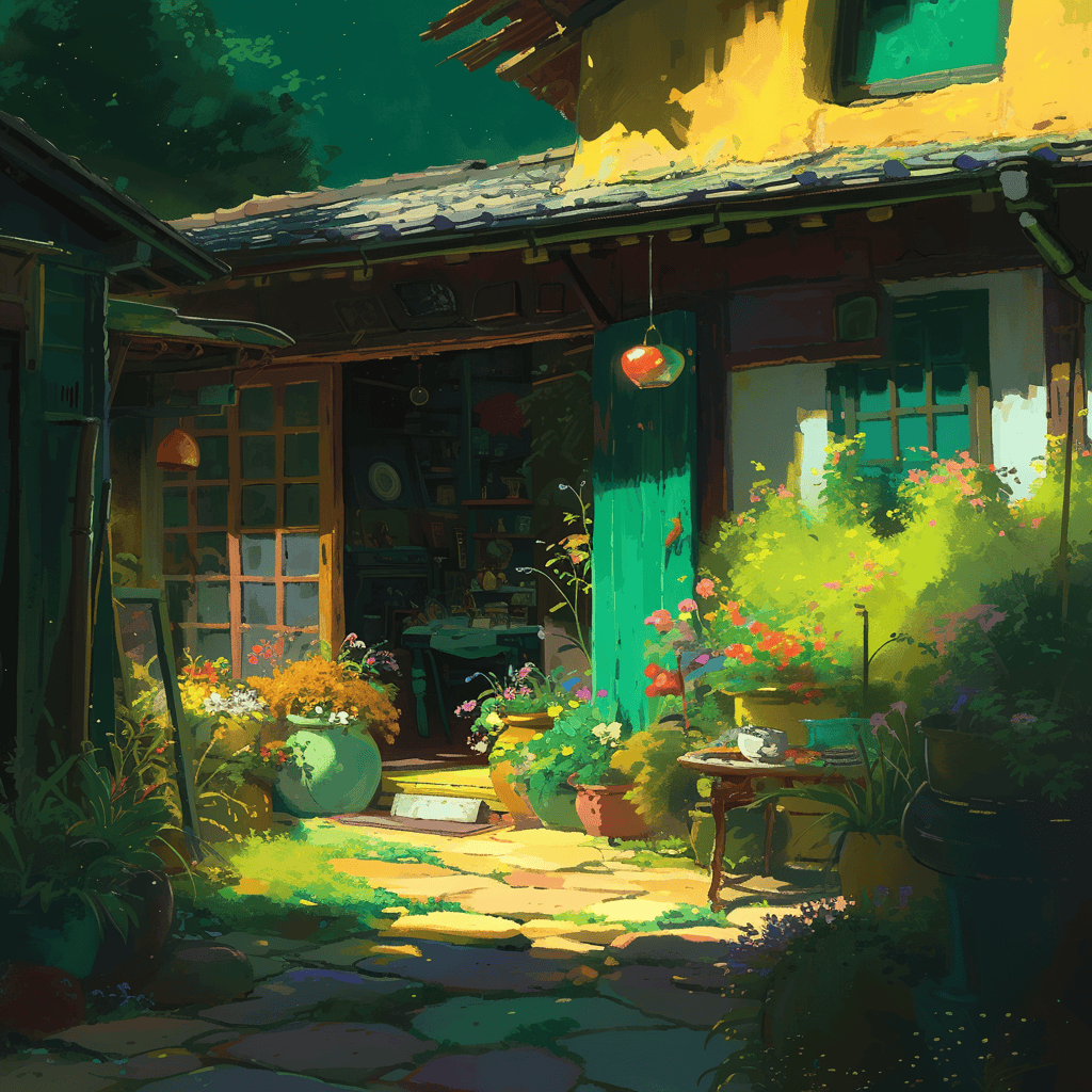 Children's Book Backgrounds: Ghibli Studio Art - Image 21