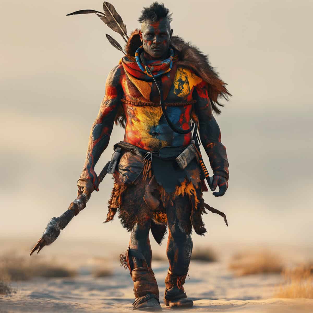 3D Game Character Design: Australian Aboriginal - Image 9