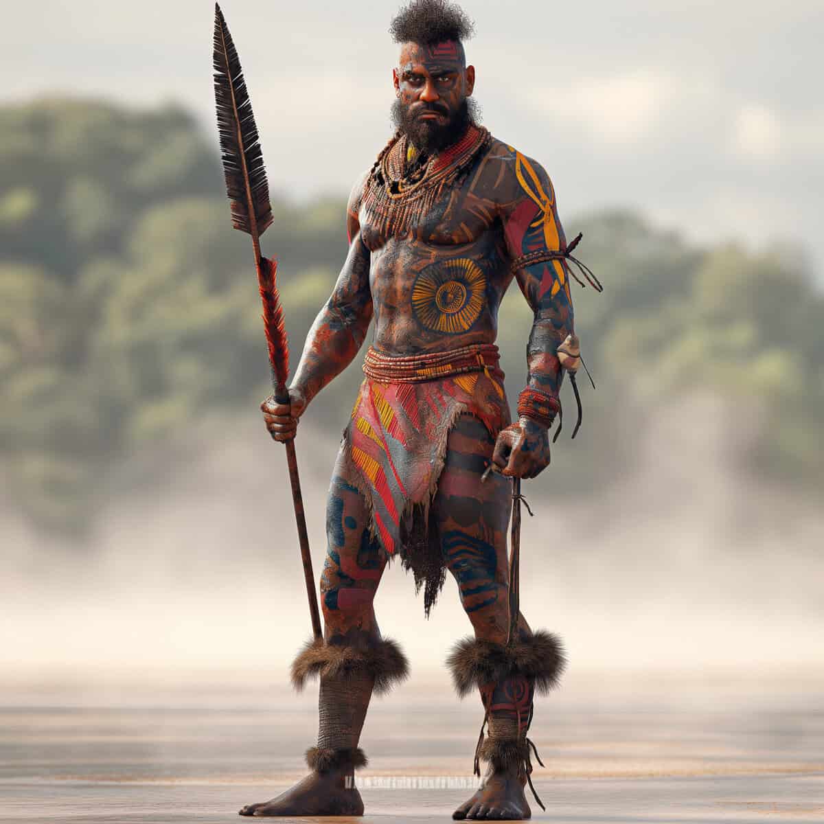 3D Game Character Design: Australian Aboriginal - Image 7