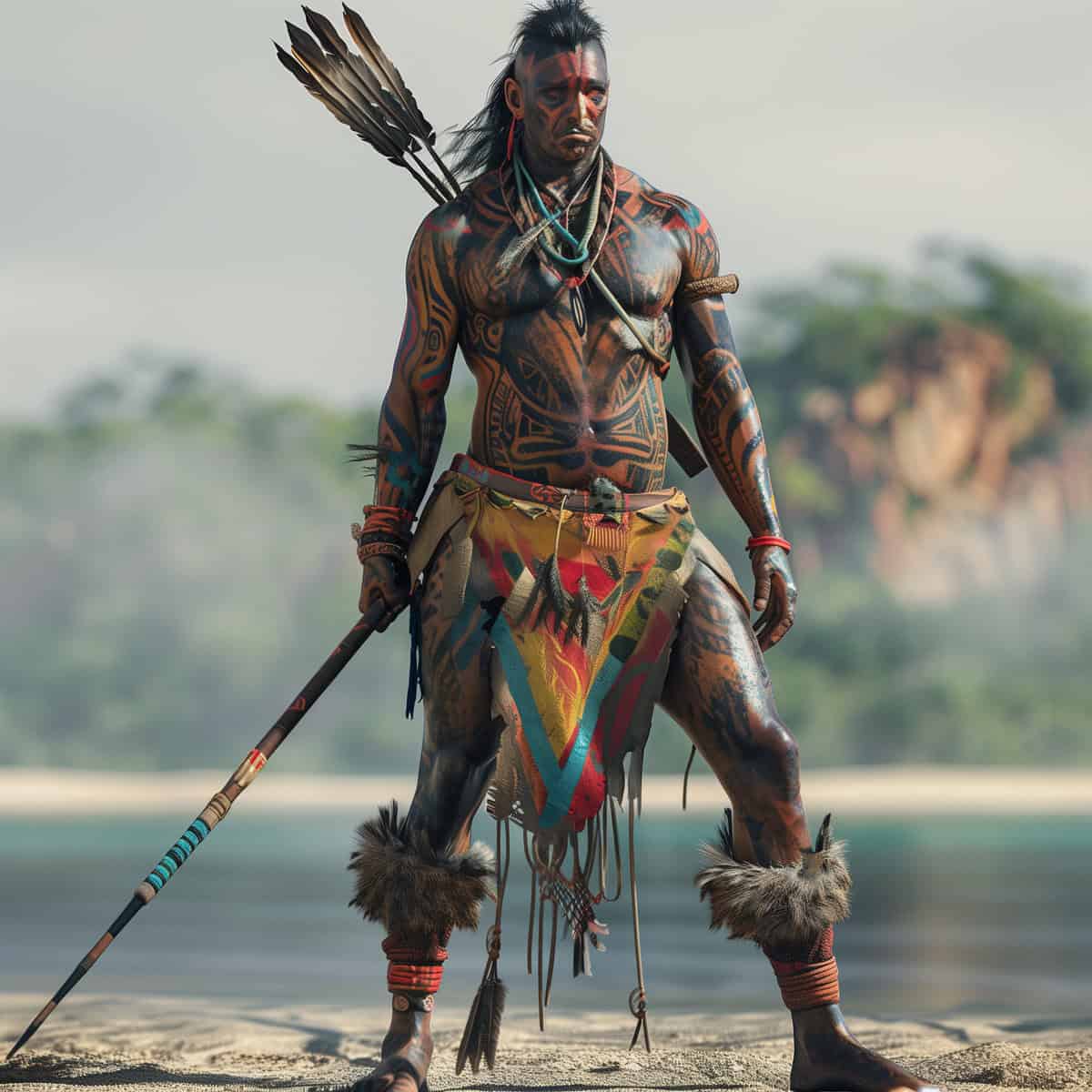 3D Game Character Design: Australian Aboriginal - Image 3