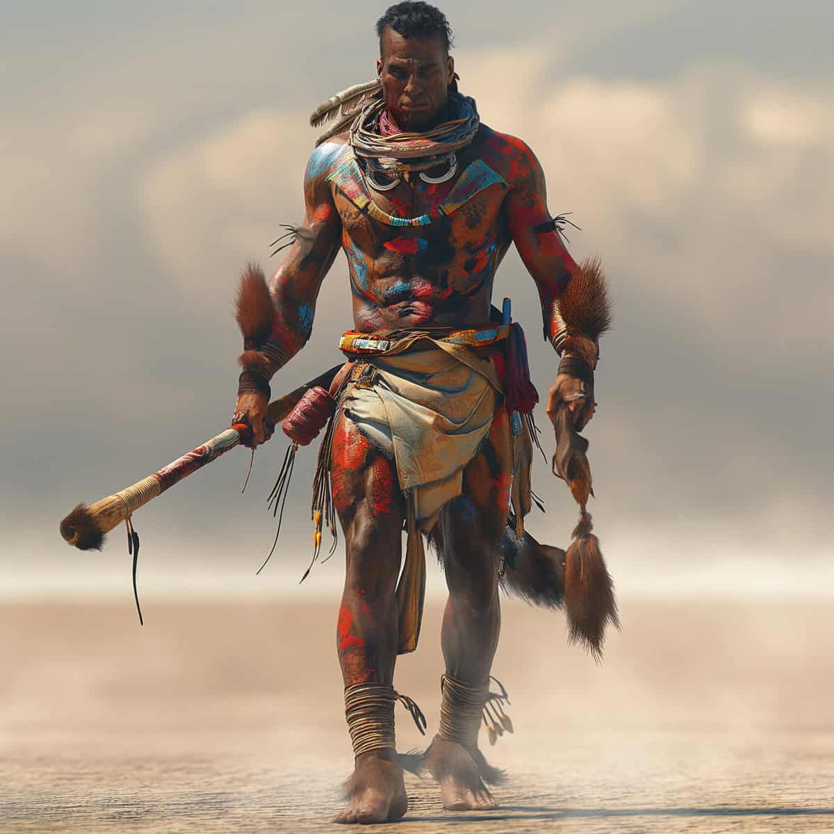3D Game Character Design: Australian Aboriginal - Image 6