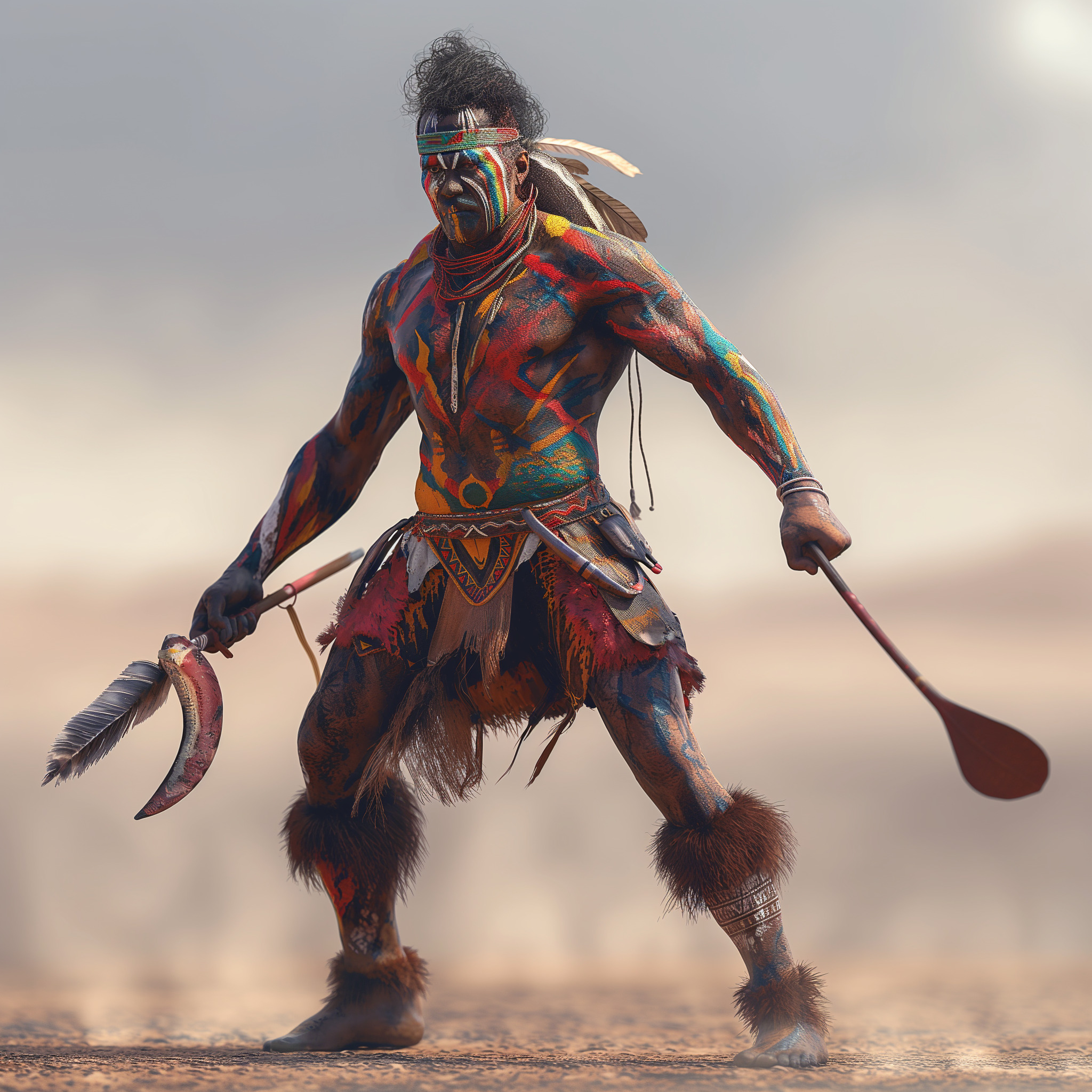 3D Game Character Design: Australian Aboriginal