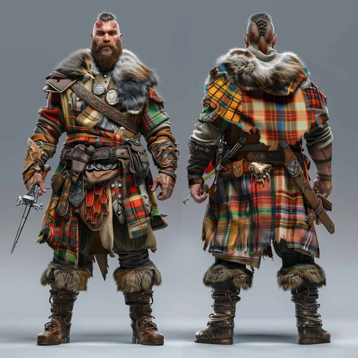 3D Game Character Design: Celtic Warrior - Image 6