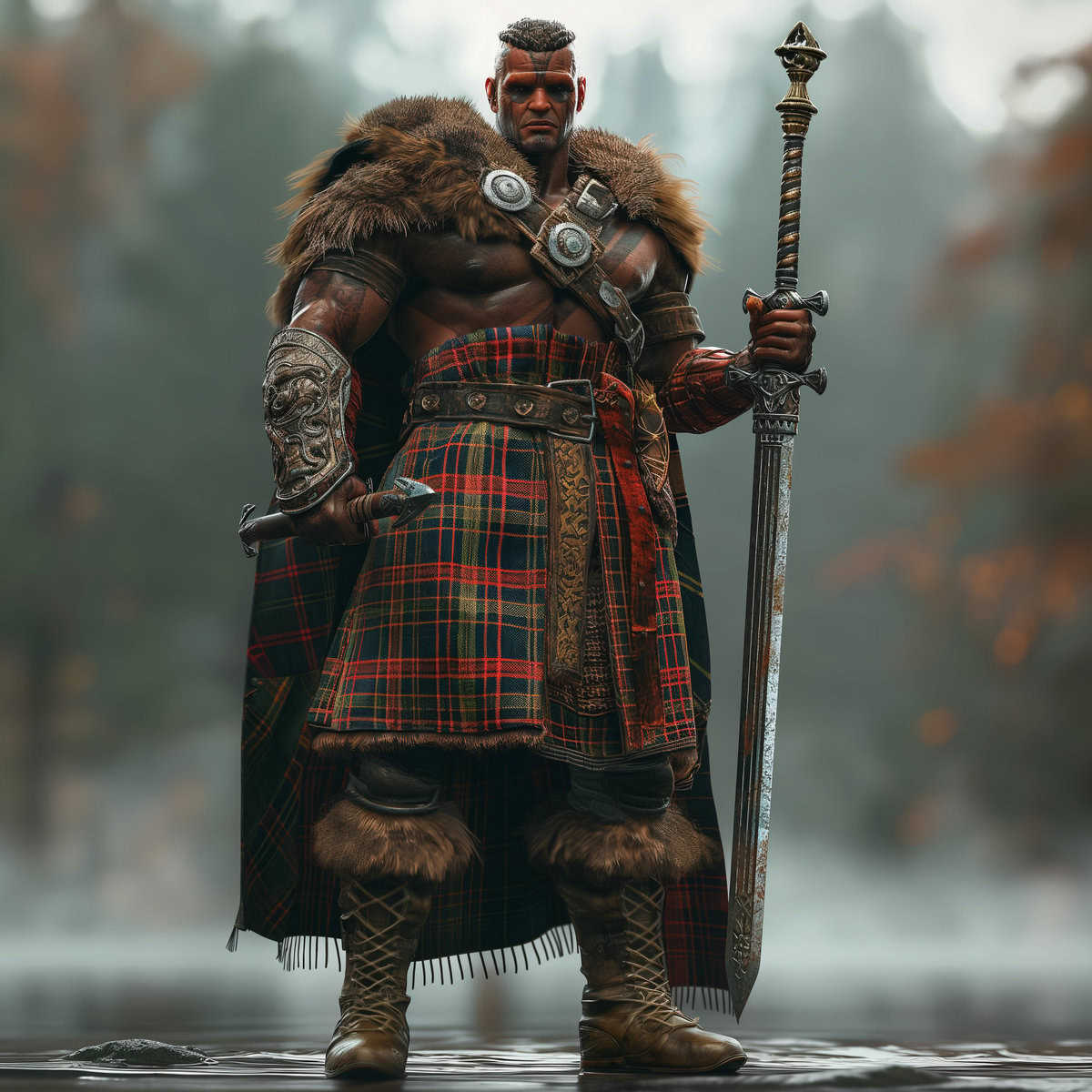 3D Game Character Design: Celtic Warrior - Image 7