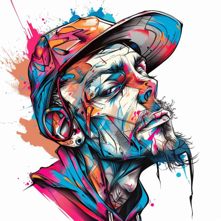 Prompt Extra Bold Art: Dynamic Urban Life Tattoo | Download Script for ...