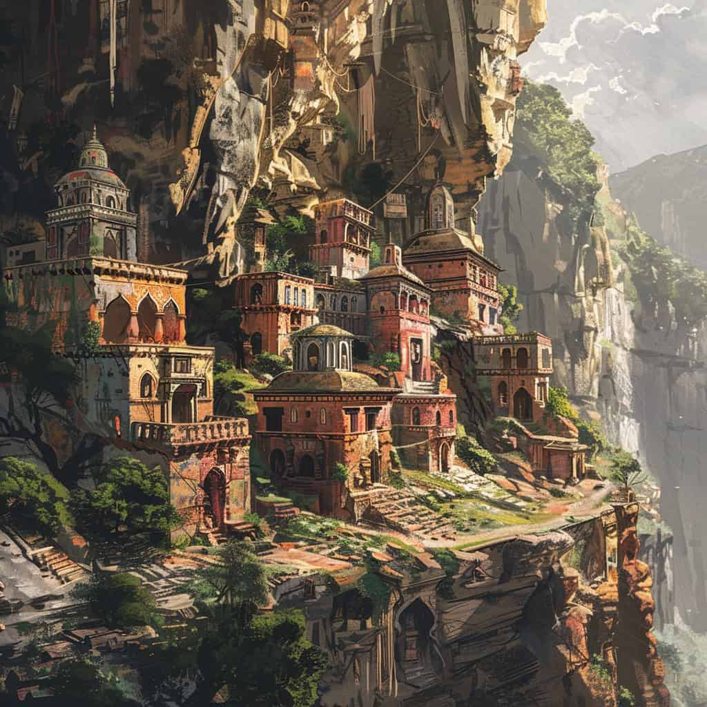 Skull and Bones Style: Illustrated Story Backgrounds - Image 11