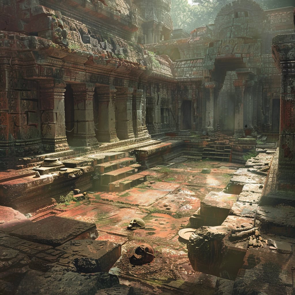 Skull and Bones Style: Illustrated Story Backgrounds - Image 4