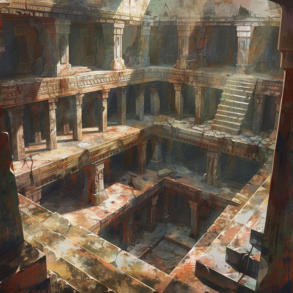 Skull and Bones Style: Illustrated Story Backgrounds - Image 2