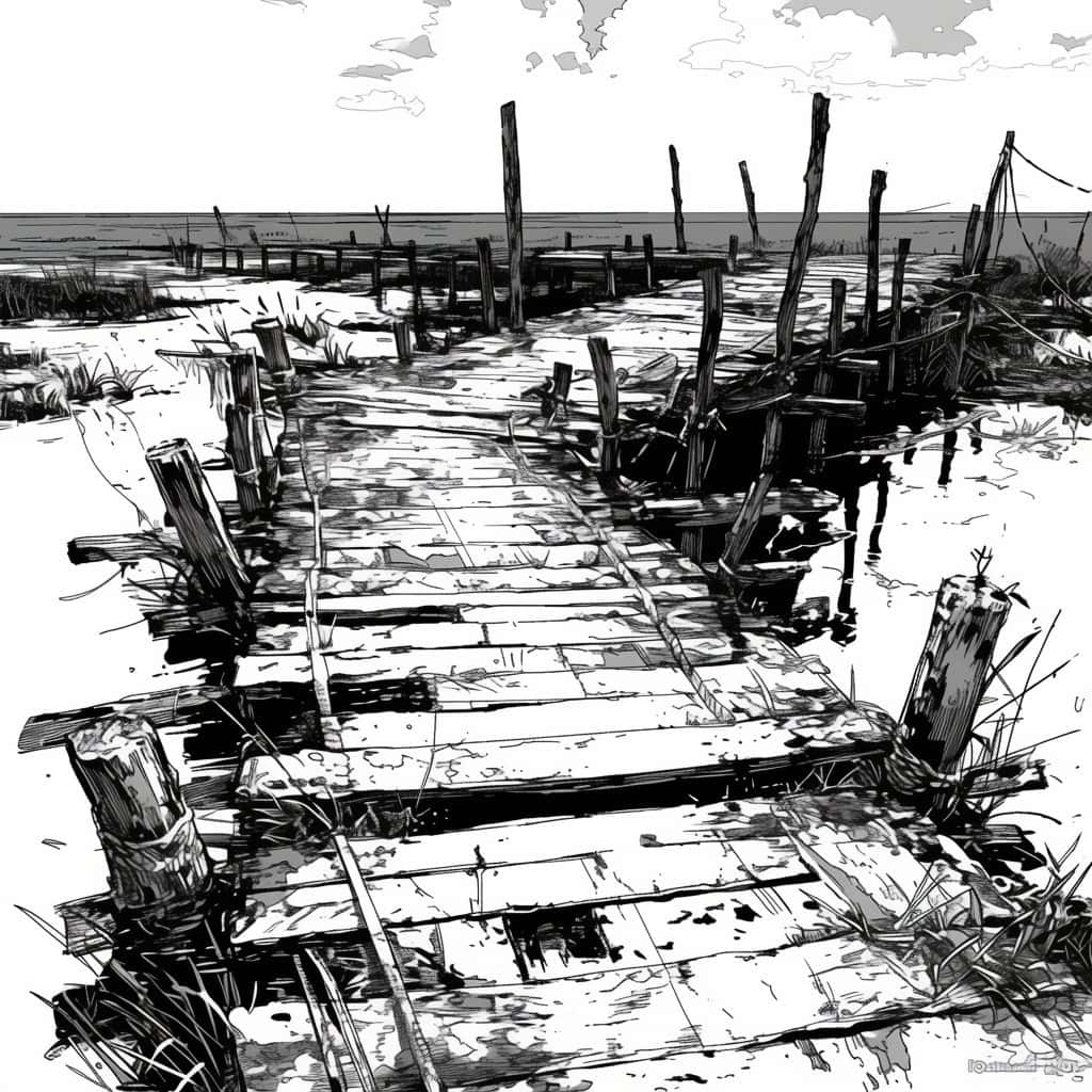 Classic Manga Art: Illustrated Story Backgrounds - Image 7