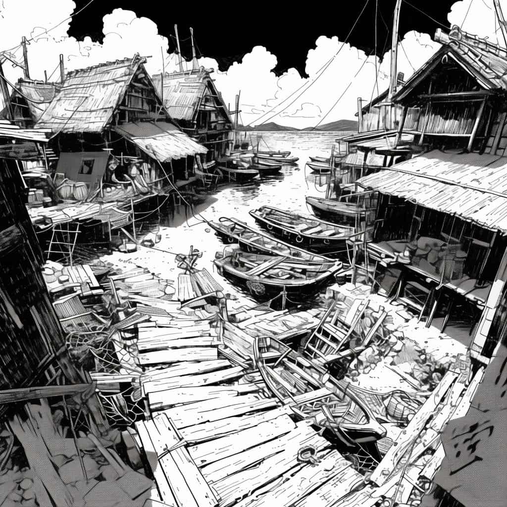 Classic Manga Art: Illustrated Story Backgrounds - Image 6