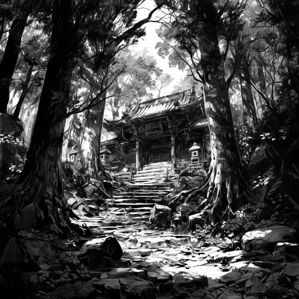 Classic Manga Art: Illustrated Story Backgrounds - Image 5
