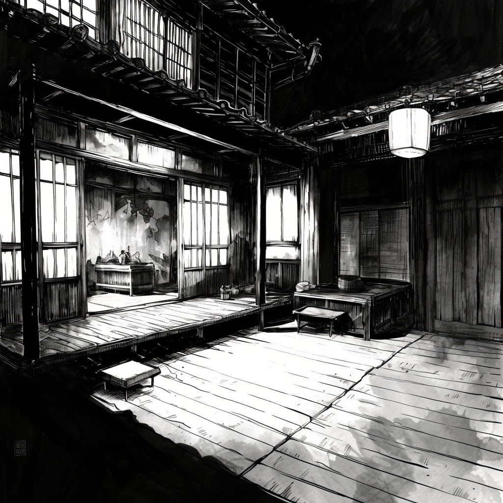 Classic Manga Art: Illustrated Story Backgrounds - Image 13