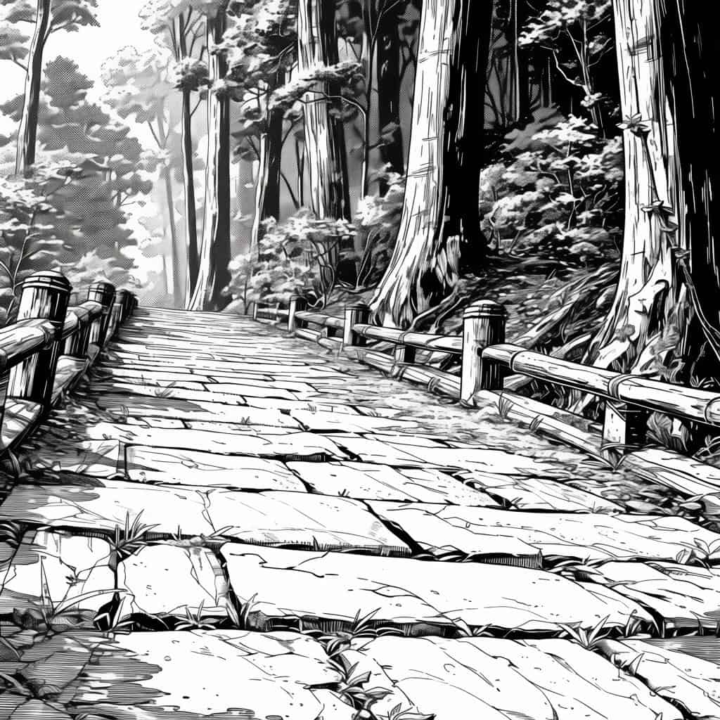 Classic Manga Art: Illustrated Story Backgrounds - Image 19