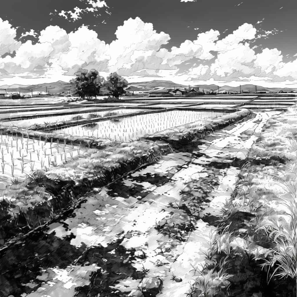 Classic Manga Art: Illustrated Story Backgrounds - Image 11