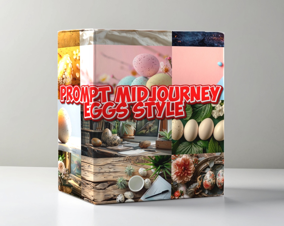 Prompt Midjourney Egg Style for Generated image sell