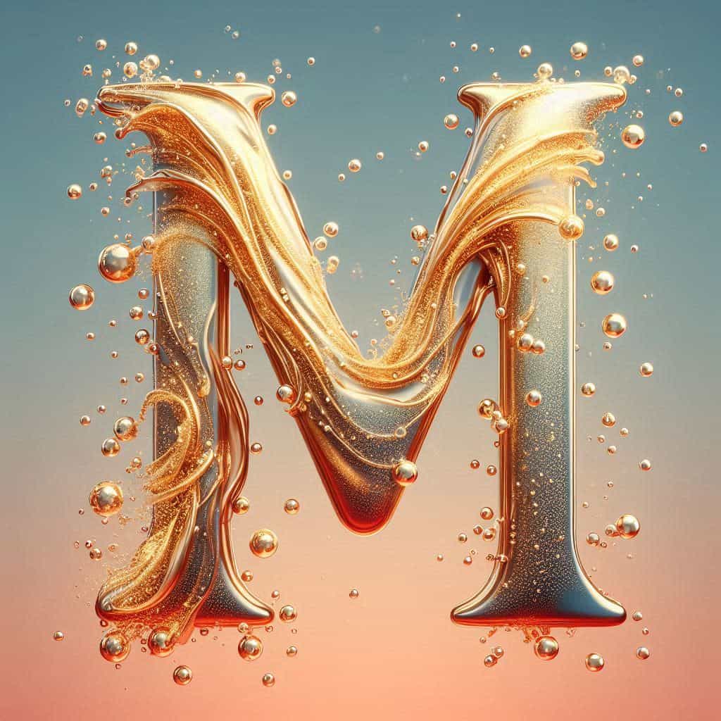 Champagne Water Letters A Shimmering alphabet fun ABC