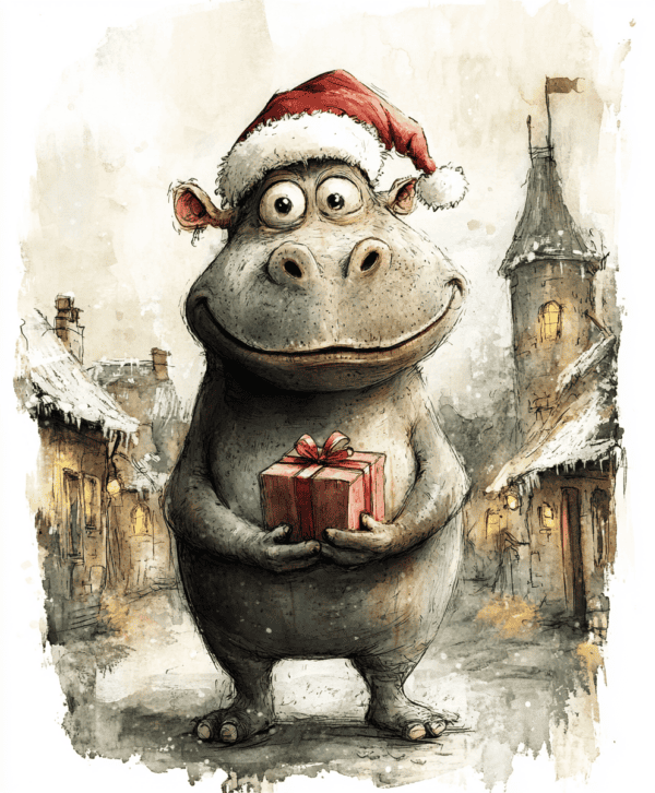 Holidays Creatures In Cozy Winter Villages - Image 3